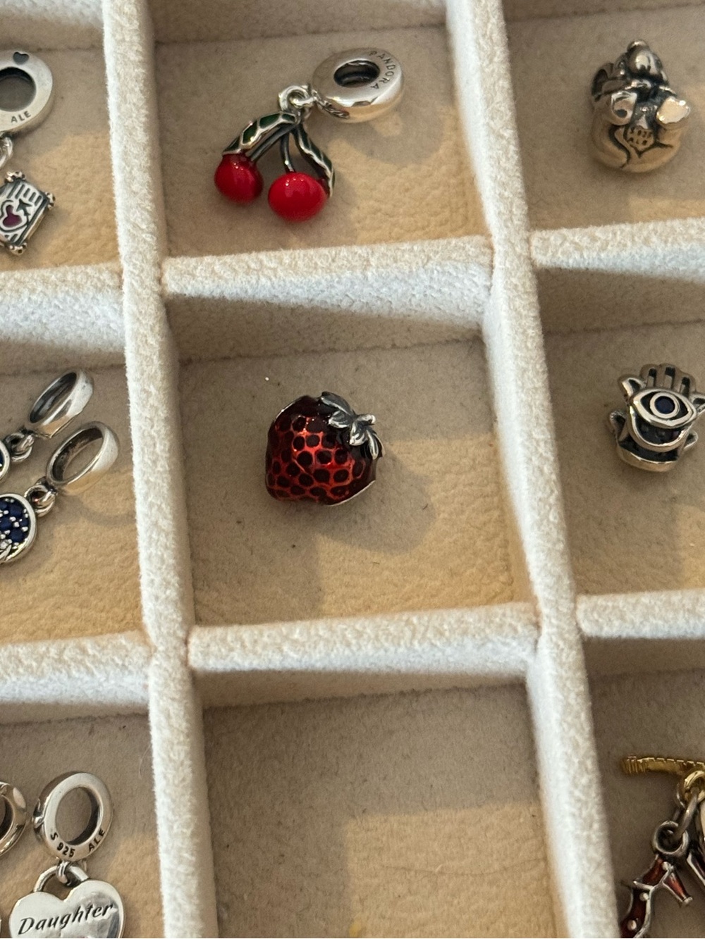 Pandora strawberry charm